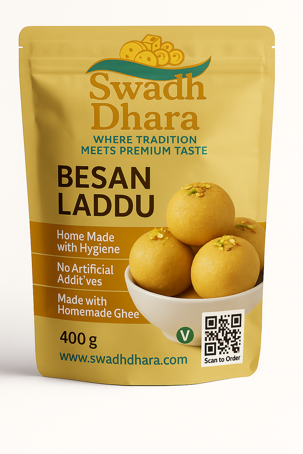 Besan Laddu – Premium Ghee Mithai